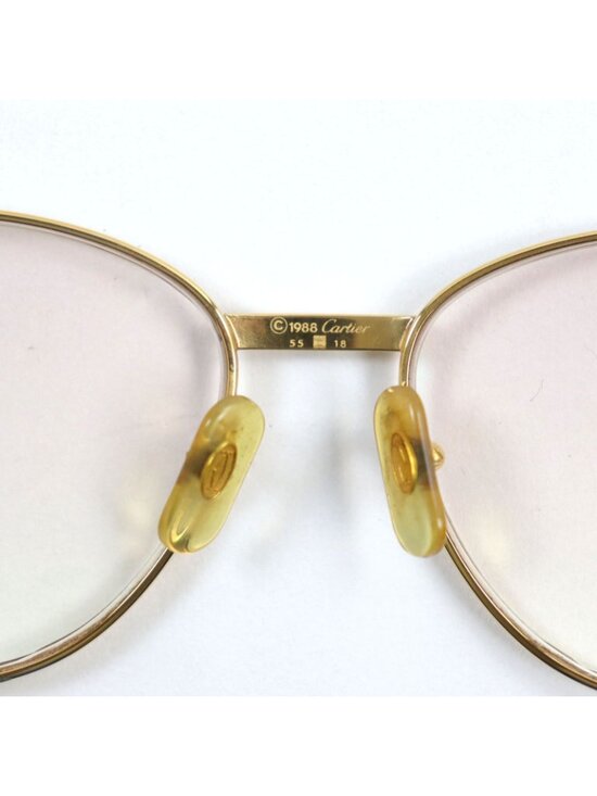 Cartier Trinity Vintage Sapphire Logo Teardrop Prescription Lenses Sunglasses main image 5